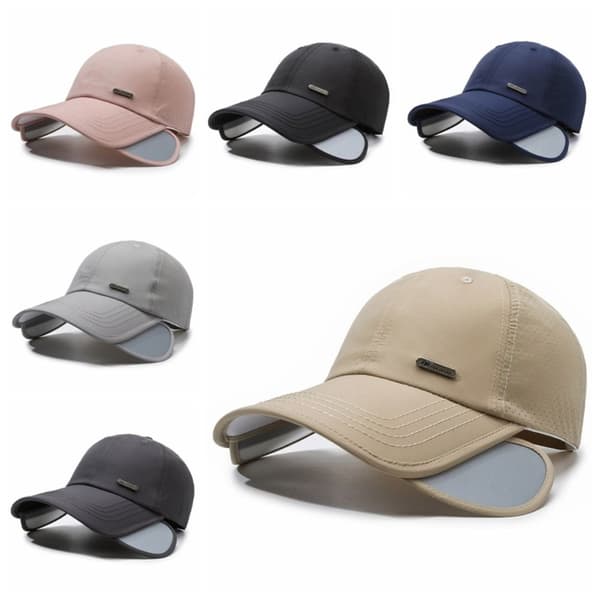 Baseball-lippis, aurinkohattu, VAALEANHARMAA Light Grey
