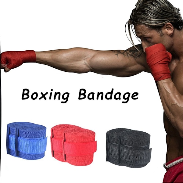 Boxning Wraps Mjuka Armband RÖDA 1 PAR 1 PAR red 1pair-1pair