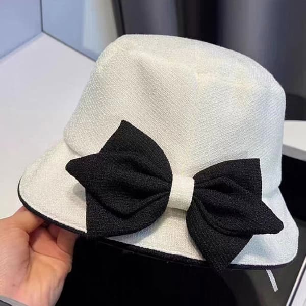 Art Bow Knot Strandhat Spandhat SORT Black