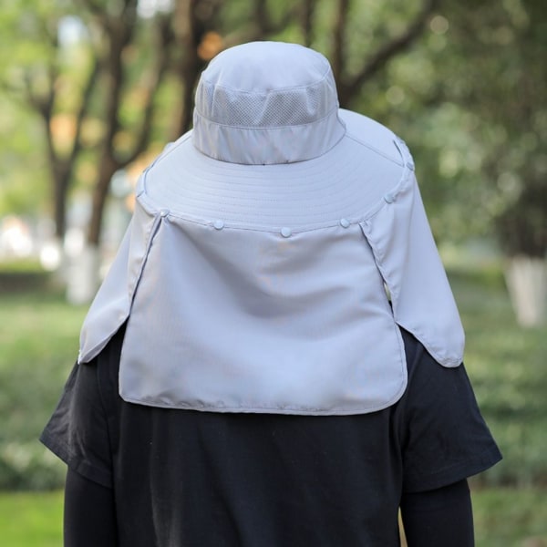 Herre Sommer Bucket Hat Outdoor Sol Hat GRÅ grey