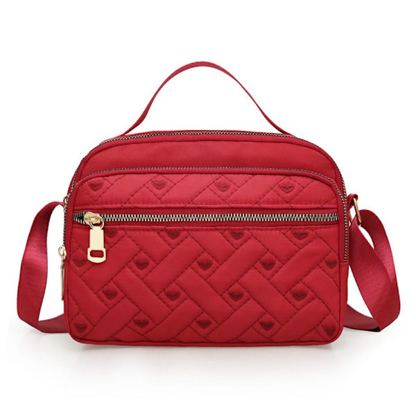 Nylon Square Handbags Olkalaukku PUNAINEN red