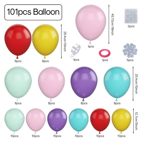 Ballong Garland Arch Kit Blomsterballonger