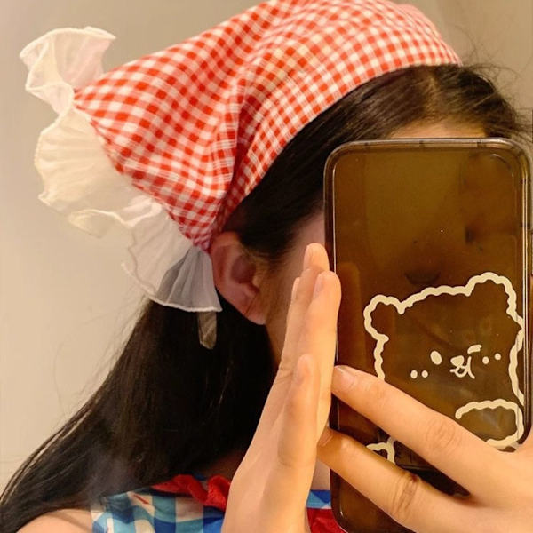 Triangle Headscarf Hårbøyle Triangle Scarf 2 2 2