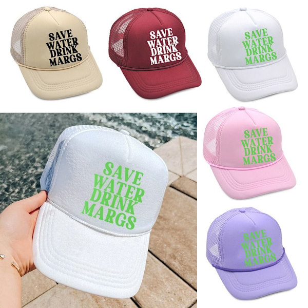 Trucker Hat vaaleanpunainen cap MUSTA black