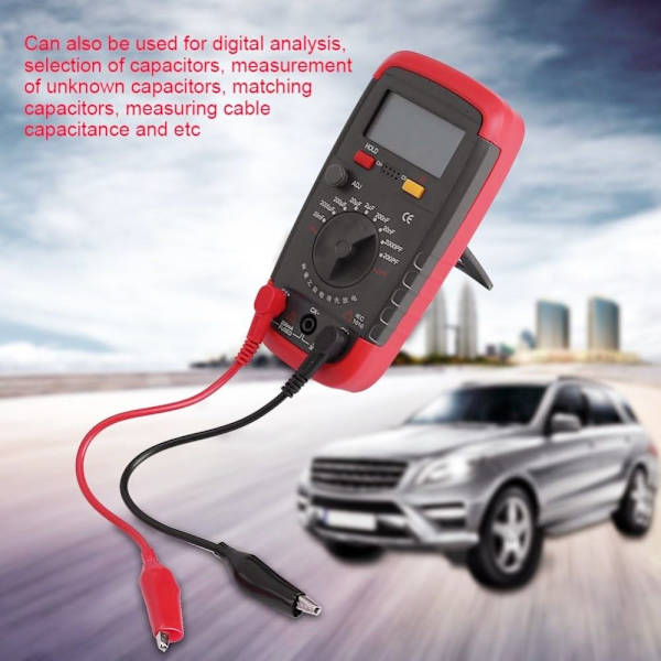 Digital Capacitance Meter Multimeter Professionell kondensator