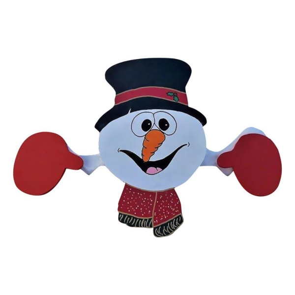 Jul staket dekoration gård prydnader SNOWMAN SNOWMAN snowman