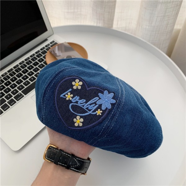 Basker Brättlös hatt MÖRKBLÅ Dark Blue