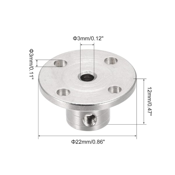 2 Stk Bearing Motion Busing Rigid Rund Kopling 3MM 3MM 3mm