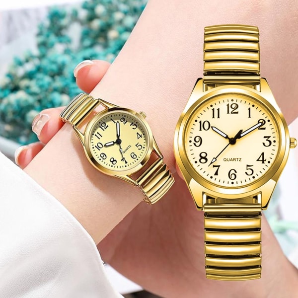 Watch Quartz Armbandsur GULD KVINNOR Gold women