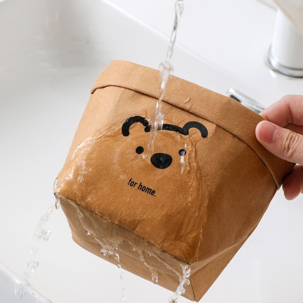 Kraft Paper Box Food Opbevaringspose F F F