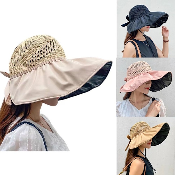 Sommer Dame Bøllehat Strandhat SORT black