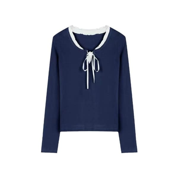 Tanktop Croptop BLÅ L Blue L