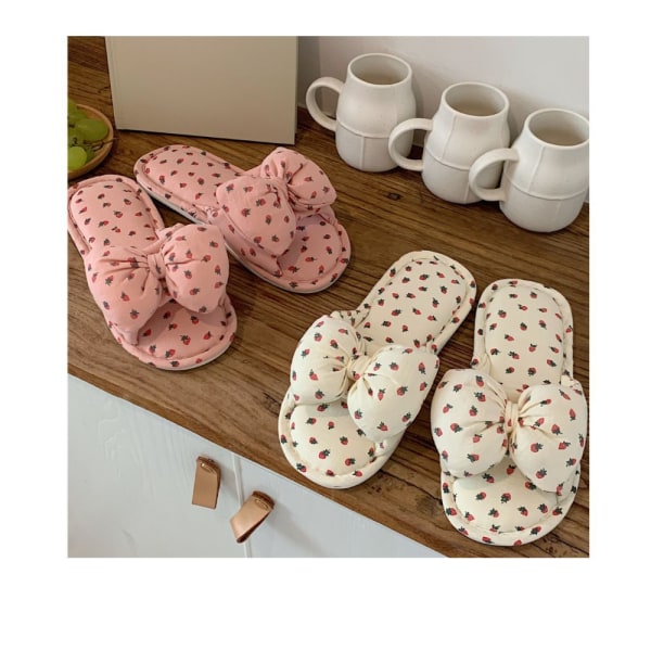 Pellavatossut Slide Sandaalit PINK 40-41 pink 40-41