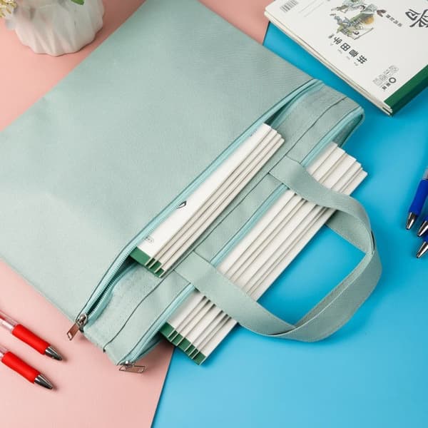 Tote Skoleveske Tutorial Bag BEIGE Beige