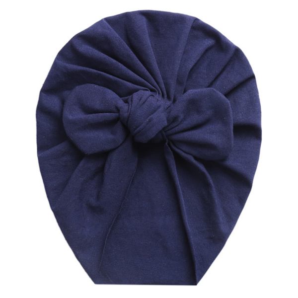 Newborn Hat Turban Hat MARINE BLÅ navy blue