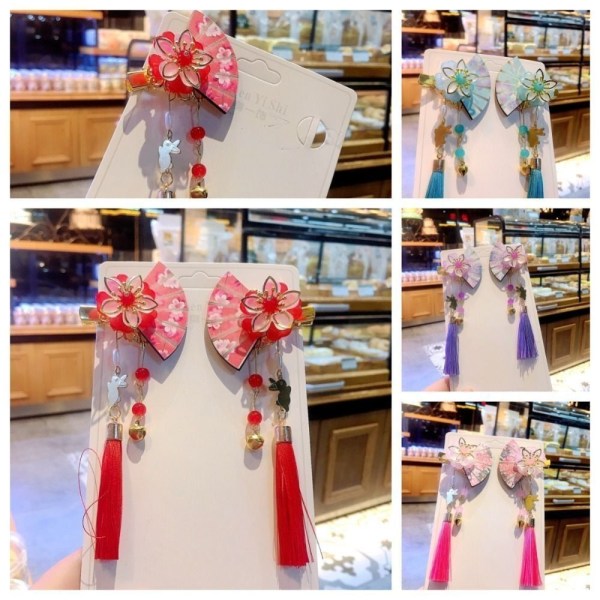 Lasten Sakura Hairpin Tang Suit Hairclip PINK A A Pink A-A