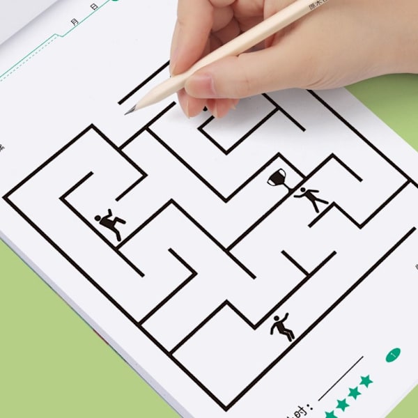 Maze Training Book Barns koncentrationståg PRIMÄR primary