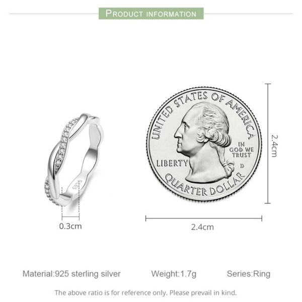 Fingerring Bred Kant Silver 9 silver 9