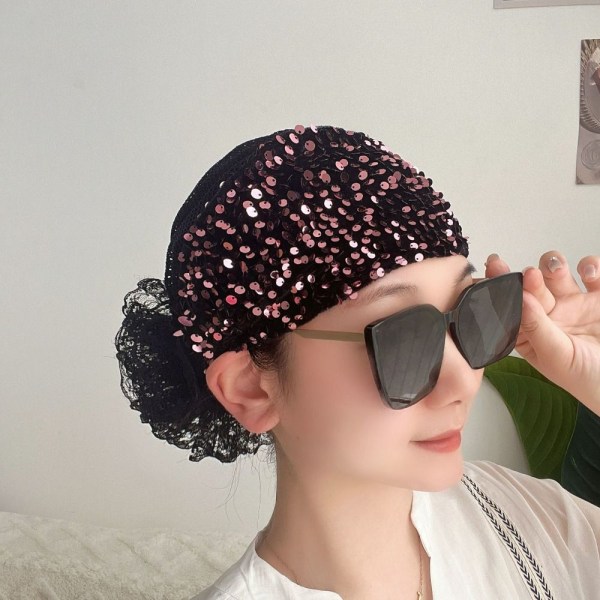 Turban Hatte Tørklæde SORT Black