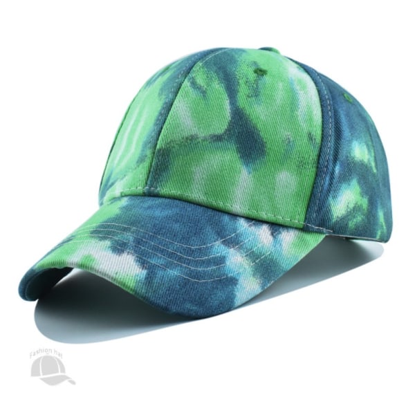 Baseballkasket Tie-dyed solhat CYAN Cyan