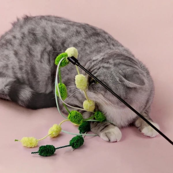 Kissan lelut Kitten Teaser sauva VIHREÄ green