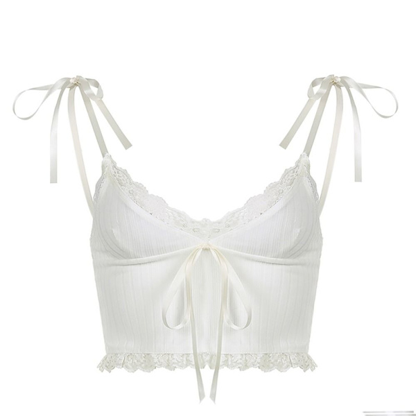Crop Top Vest Top HVID S White S