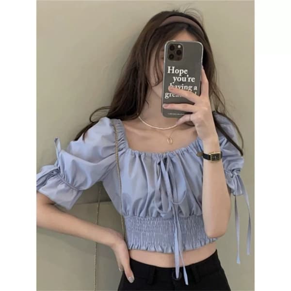 T-shirt Dam Blus VIT White