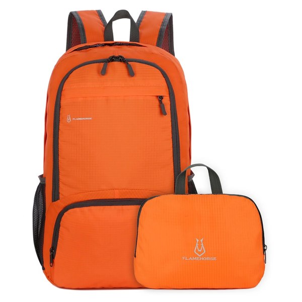 Taittuva reppu olkalaukku ORANSSI orange