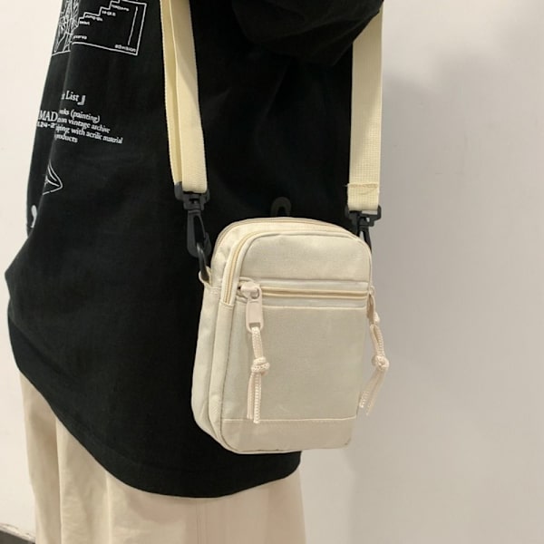 Olkalaukku Crossbody Matkapuhelinlaukku VALKOINEN white