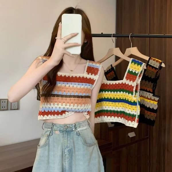 Crop Topit Bikini Topit APRICOT Apricot