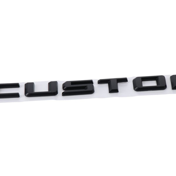 CUSTOM Bogstaver Emblemer Badge 3D Bil Bumper Badge Stickers Bil