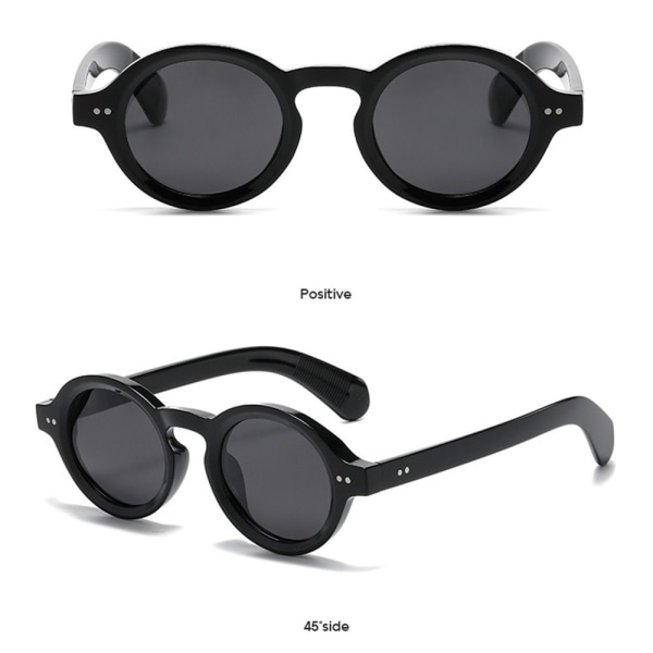 Round Frame Solbriller Punk Shades C8 C8 C8