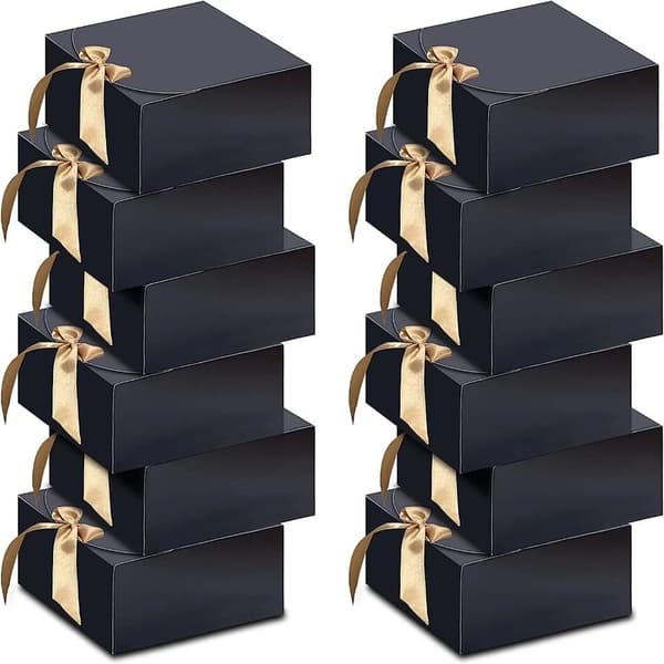 10 st Ramadan Presentaskar Rosett Party Presentask VIT 20CM*20CM*8CM white 20cm*20cm*8cm