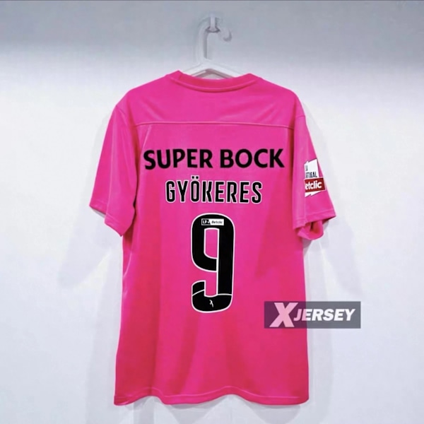 2024-2025 Sporting CP fotbollströja No.9 Viktor Gyökeres L