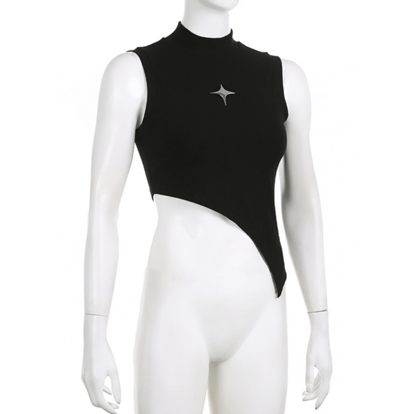 Fransk Vest Indvendig Lagdeling SORT Black