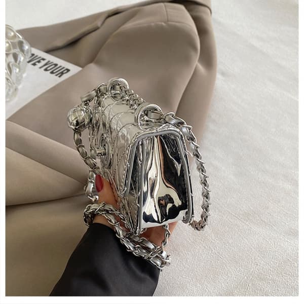 Crossbody-veske Håndveske SØLV Silver