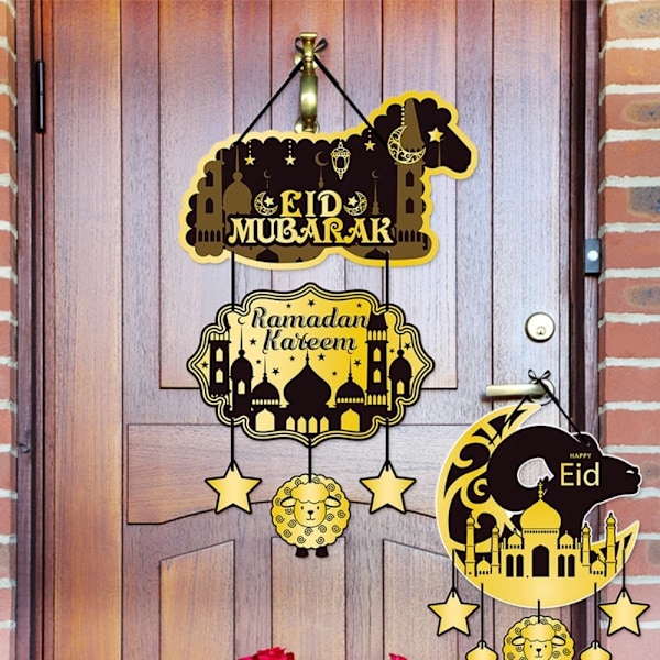Eid Mubarak Hanging Pendant Party Hanging Flag C C C