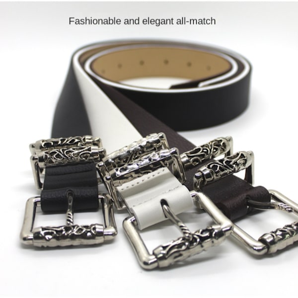 Midjebelte med metallspenne, KAFFE Coffee