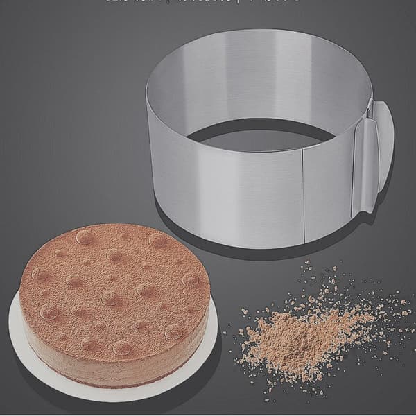 Teleskopisk Mousse Ring Forhøyede Kake Ringer 8CM 8CM 8cm