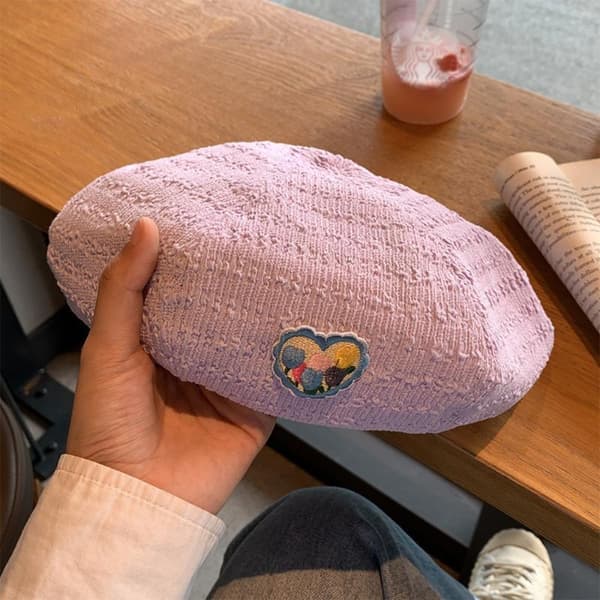 Baretti-lippalakki, pinkki Pink
