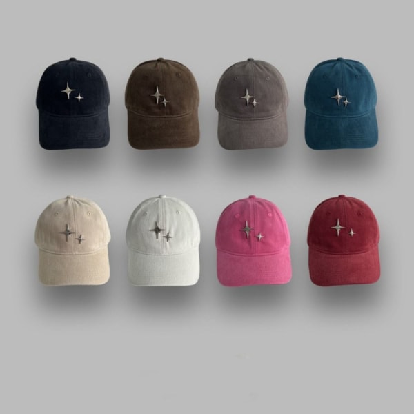 Baseballcaps Peaked Hat VINRØD wine red