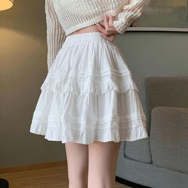 Ballet Kage Nederdel Lagdelt Nederdel SORT S Black S