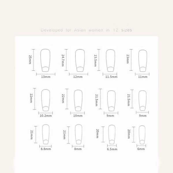 Tekokynnet Fake Nails -kynsikärjet JB239
