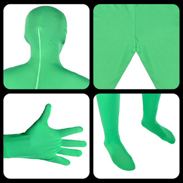 Bodysuit Foto Video Bakgrunn GRØNN XL 165-175CM Green XL 165-175CM