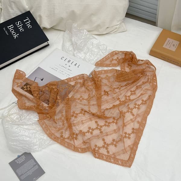 Spetshårduk Aprikos apricot