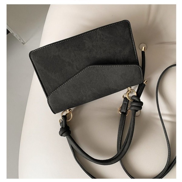 Vintage Handväska Tygväska SVART Black