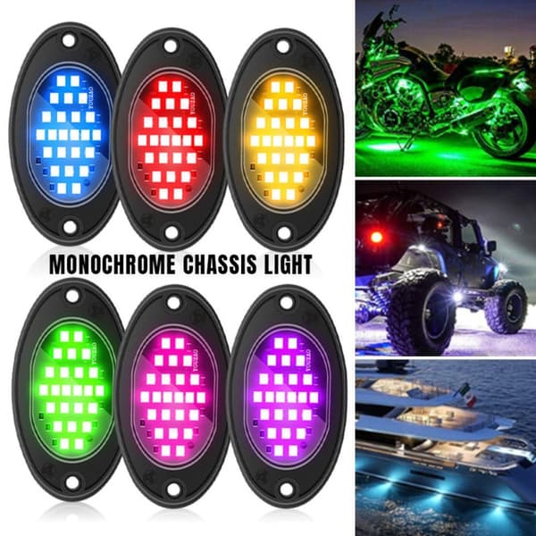 Fordon chassi ljus Bil underrede LED Ljus VIT White 24 Led