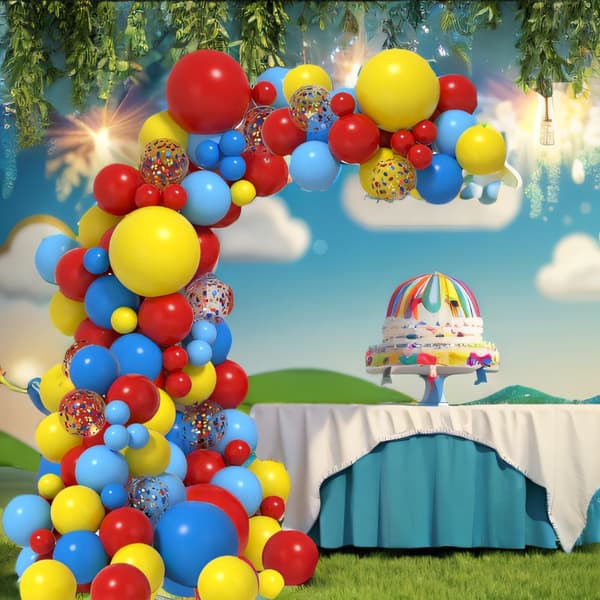 Fargerik Karneval Ballongbue