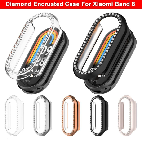 Case Diamond Encrusted Cover TRANSPARANT Transparent