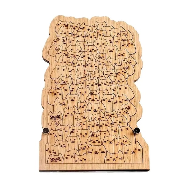 Hundred Cat Puzzle Stående Hundred Cats Puslespill Spill Jigsaw
